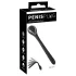 Penis plig dilator - akumulatorski, vibracioni dilator (1 cm, crni)