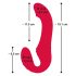You2Toys Bežični Strapless Vibrator na Privezivanje (crveni)