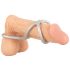 You2Toys - trostruka silikonska prstenja za penis i testise (srebrna)