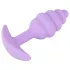 Cuties Mini Butt Plug - silikonski analni čep (ljubičasti, 2,8 cm)