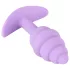 Cuties Mini Butt Plug - silikonski analni čep (ljubičasti, 2,8 cm)