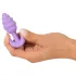 Cuties Mini Butt Plug - silikonski analni čep (ljubičasti, 2,8 cm)