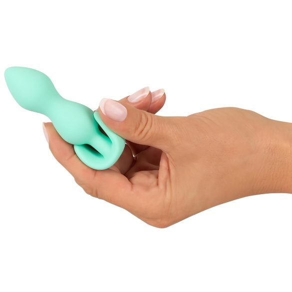 Cuties Mini Butt Plug - silikonski analni čep - menta (2,3cm)