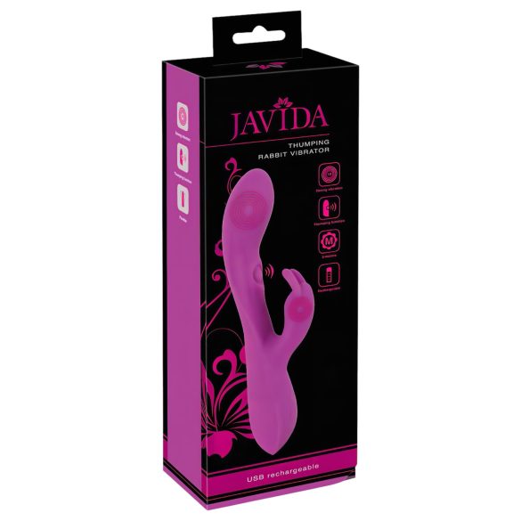 Javida Thumping Rabbit - Vibrator sa 3 motora za stimulaciju klitorisa (ljubičasti)