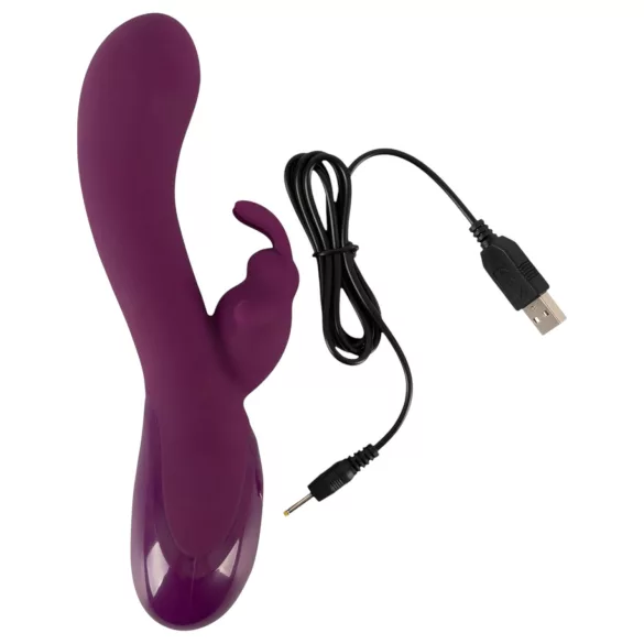 SMILE - Bežični vibrator s 3 motora i stimulatorom klitorisa (ljubičasti)