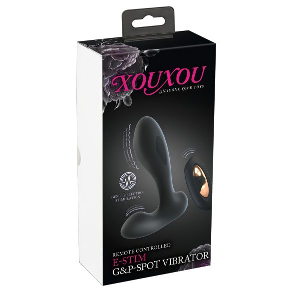 XOUXOU - nosivi elektro G i P tačka vibrator (crni)