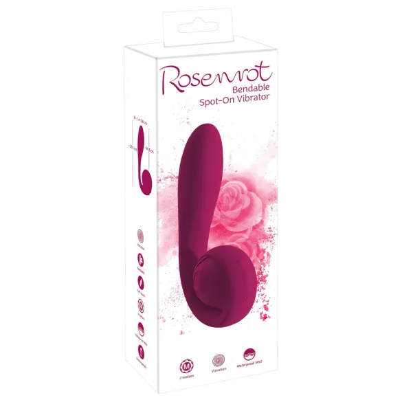 You2Toys Rosenrot - punjivi vodootporni G-tačka vibrator (crveni)