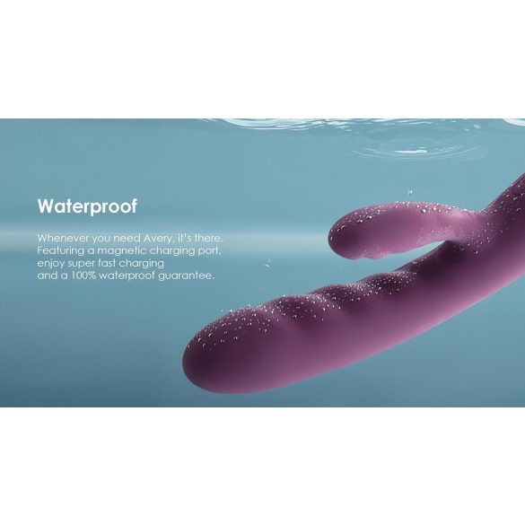 Svakom Avery - punjivi vibrator sa klitoralnom rukom (ljubičasti)