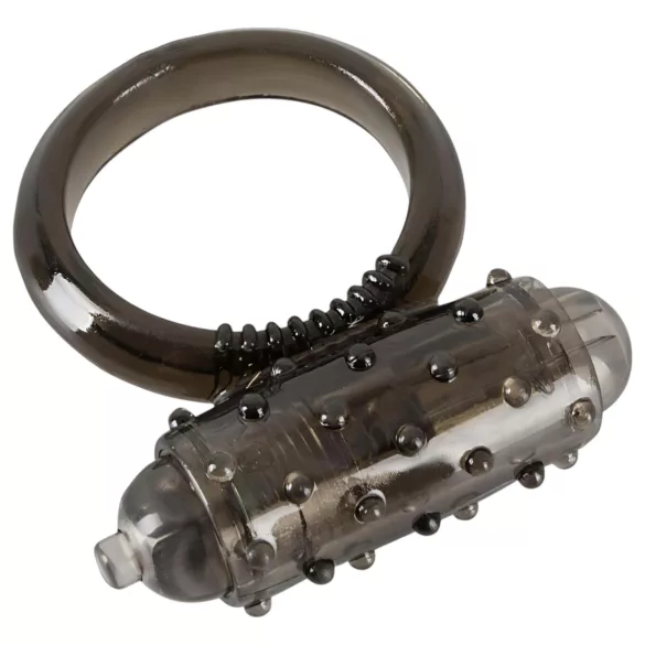 You2Toys - silikonski vibrirajući prsten - crni