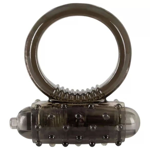 You2Toys - silikonski vibrirajući prsten - crni