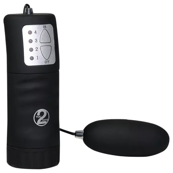 You2Toys - Crna baršunasta vibro-jaje - Velvet