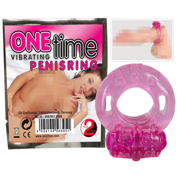 You2Toys - Vibracioni prsten za penis (pink)