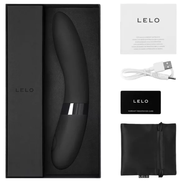 LELO Elise 2 - luksuzni vibrator (crna)