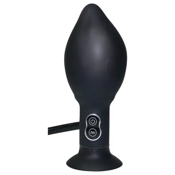 You2Toys True Black - pumpajući analni vibrator (crni)