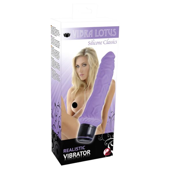 You2Toys - Lotus - realistični vibrator (ljubičasti)