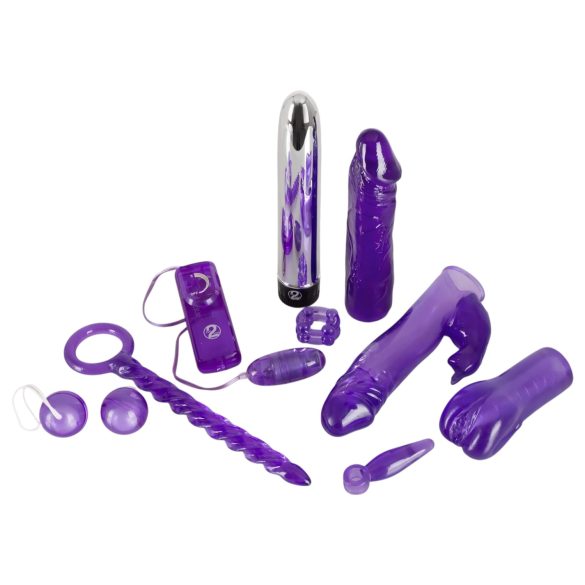 You2Toys - Ljubičasti užitak - komplet sa vibratorom (9 delova)