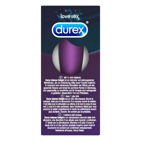 Durex Intense Delight Bullet - mini vibrirajući štapić (ljubičasti)