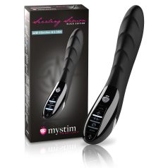 Mystim Sizzling Simon - elektro stimulatorni vibrator (crni)