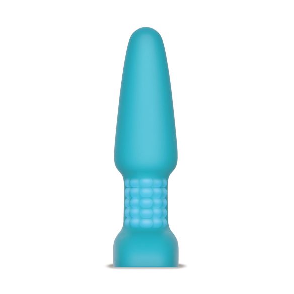 b-Vibe - rotirajući analni vibrador s kuglicama (tirkizni)