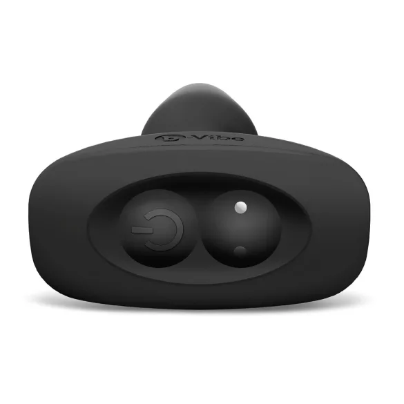b-Vibe - rotirajući biserni analni vibrator na punjenje (crni)