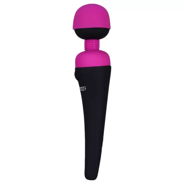 PalmPower Wand - bežični masažer vibrator (roze-crni)