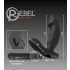 Rebel - Vibrator za prostatu s dodatkom u obliku penisa (crna)