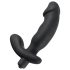 Rebel - Vibrator za prostatu s dodatkom u obliku penisa (crna)