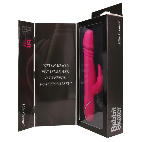 Vibe Couture Zeka Skater - Vibrator sa zekom, vrhunska stimulacija (pink)