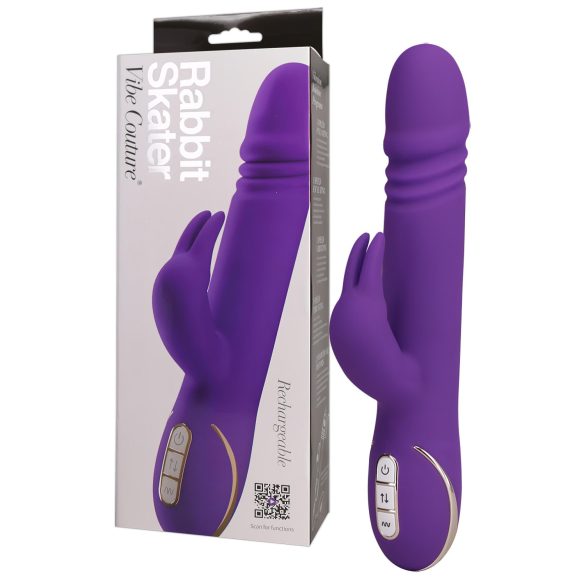 Vibe Couture Rabbit Skater - Zeka Vibrator sa Intenzivnim Pokretima (ljubičasti)