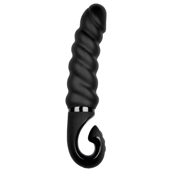 Gvibe G-jack 2 - Punjivi, vodootporni silikonski vibrator (crna)