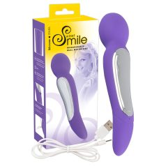   SMILE Štapić - Dvostruki motorni masažer vibrator (ljubičasti)