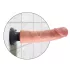 King Cock 9 sa vakumskim postoljem vibrator (23 cm) - prirodna boja