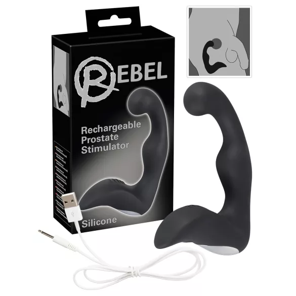 Rebel - Bežični Vibrator za Prostat (Crni)
