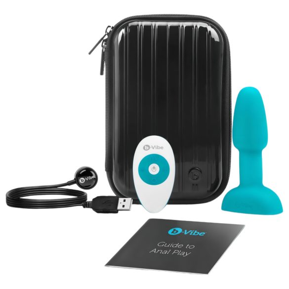 b-Vibe Rotirajući Analni Vibrator (tirkiz)