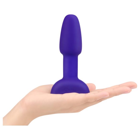 b-Vibe Rimming - analni vibrator sa rotirajućim kuglicama (ljubičasti)
