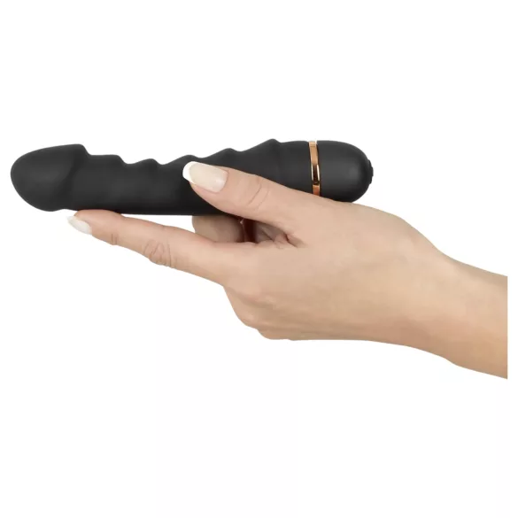 You2Toys - Bendy Ripple - rebrasti vibrator (crni)