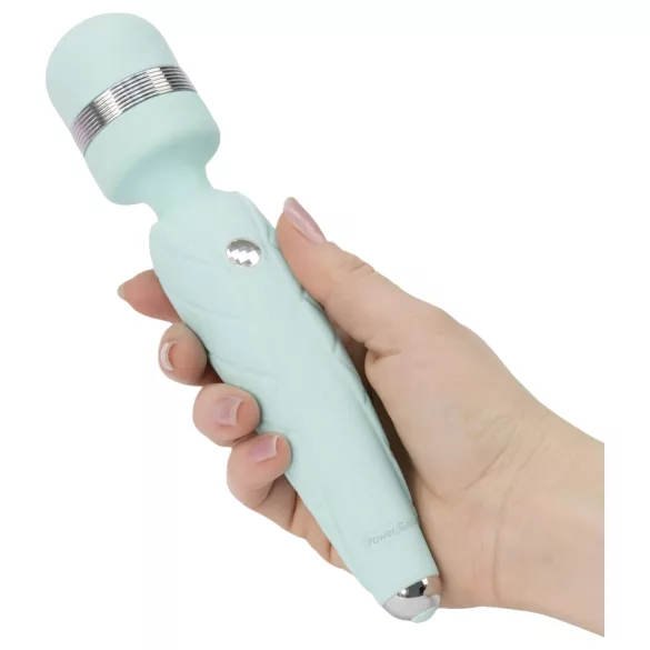 Pillow Talk Cheeky Wand - akumulatorski masažer vibrator (tirkiz)