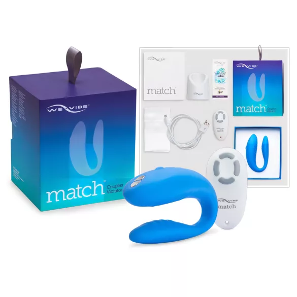 We-Vibe Match - водоотпоран вибратор за парове на батерије (плави)