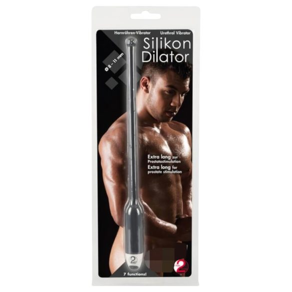 You2Toys DILATOR - silikonski vibracioni dilatator - crni (8-11mm)