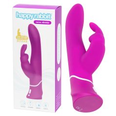   Happyrabbit Curve - vodootporni vibrator sa stimulatorom klitorisa (ljubičasti)