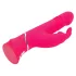 Happyrabbit Thrusting - punjivi vibrator sa pokretnim klitoris stimulatorom (pink)