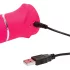 Happyrabbit Thrusting - punjivi vibrator sa pokretnim klitoris stimulatorom (pink)