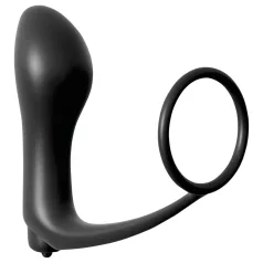   Pipedream - Analfantasy - prsten za penis sa vibratorom za analnu stimulaciju na prst (crni)