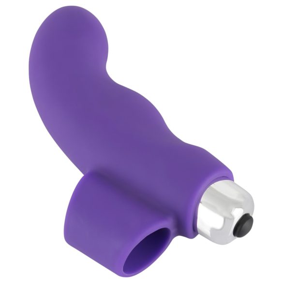 SMILE Finger - talasasti, silikonski prstni vibrator (ljubičasta)