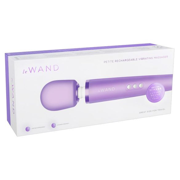 Le Wand Petite - ekskluzivni, punjivi masažer vibrator (ljubičasti)