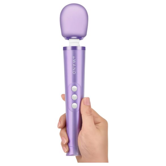 Le Wand Petite - ekskluzivni, punjivi masažer vibrator (ljubičasti)