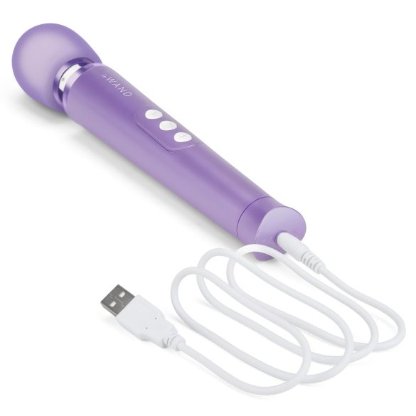 Le Wand Petite - ekskluzivni, punjivi masažer vibrator (ljubičasti)