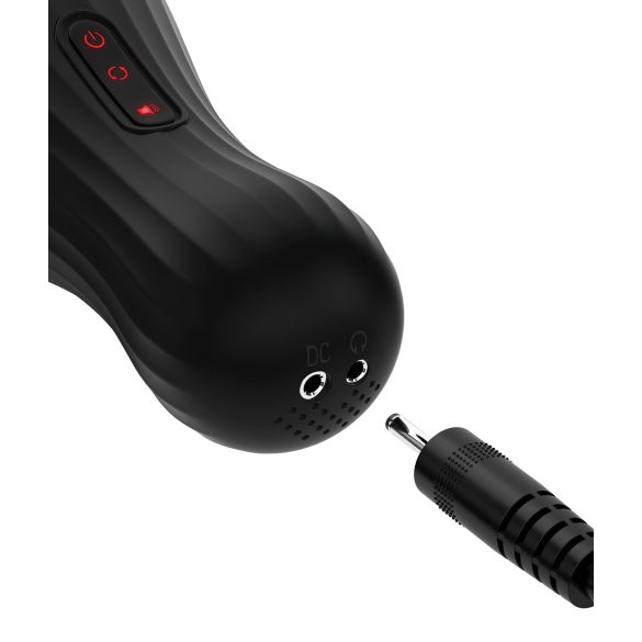 PDX Elite Rotobator - veštačka vagina (prozirno-crna)