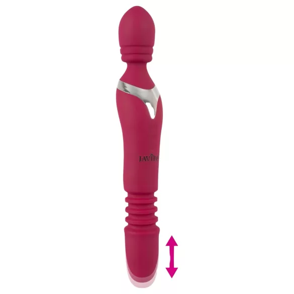 Javida Thrusting - 3u1 masažer vibrator (crveni)
