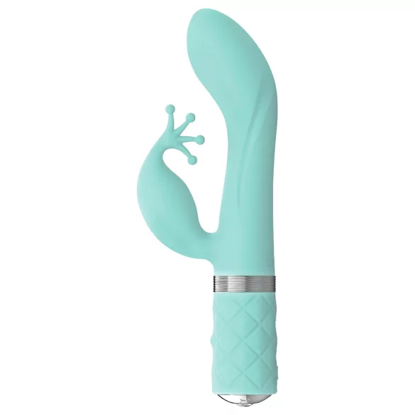 Pillow Talk Kinky - punjivi, dvomotorni G-tačka vibrator (tirkizni)